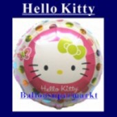 Luftballon Hello Kitty, Folienballon mit Ballongas (FHGE-Hello-Kitty-Luftballon-45-01)