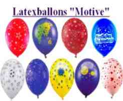 Latexballons mit Motiven, Motiv-Luftballons