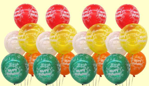 Luftballons-Geburtstag