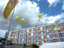 Riesen-Latexballons werben, erfolgreiche Werbung mit Riesenballons