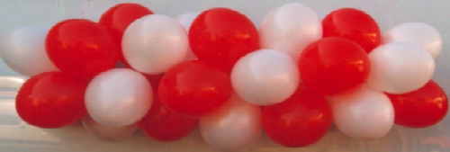 Luftballongirlande Fasching