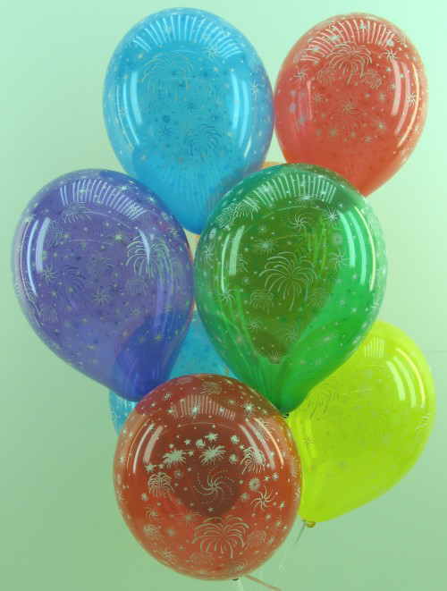 Silvester-Luftballons-Feuerwerk, Luftballons zu Silvester steigen lassen