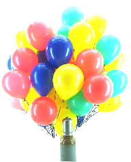 Fasching mit Ballons