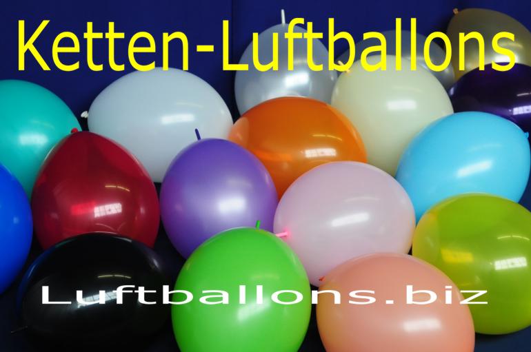 Kettenballons, Girlandenballons, Luftballons für Ballongirlanden