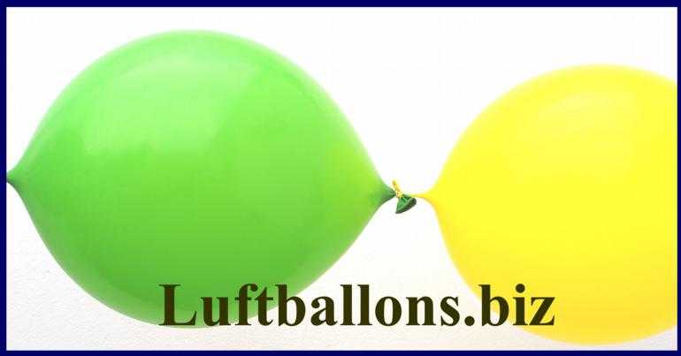 So kann man die Luftballons verbinden